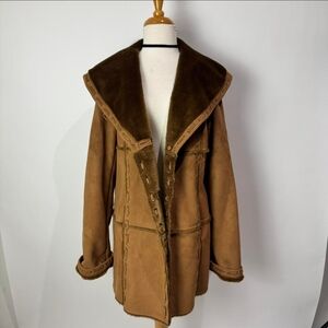 Dennis Basso Tan Teddy Jacket